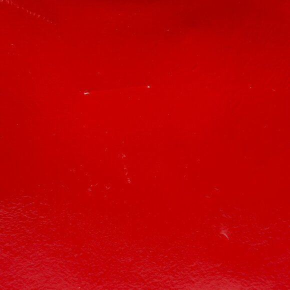 Hobo International Red Patent Leather Clutch Handbag w/chain Leather Vintage - Picture 8 of 12